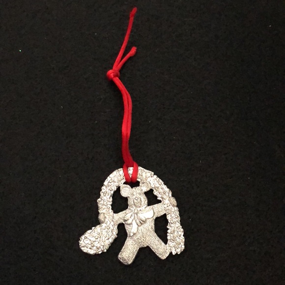 Salisbury Pewter Bear Christmas Ornament - Picture 2 of 5